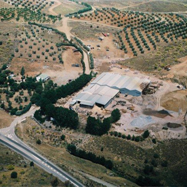 foto aerea de ceramica las losas